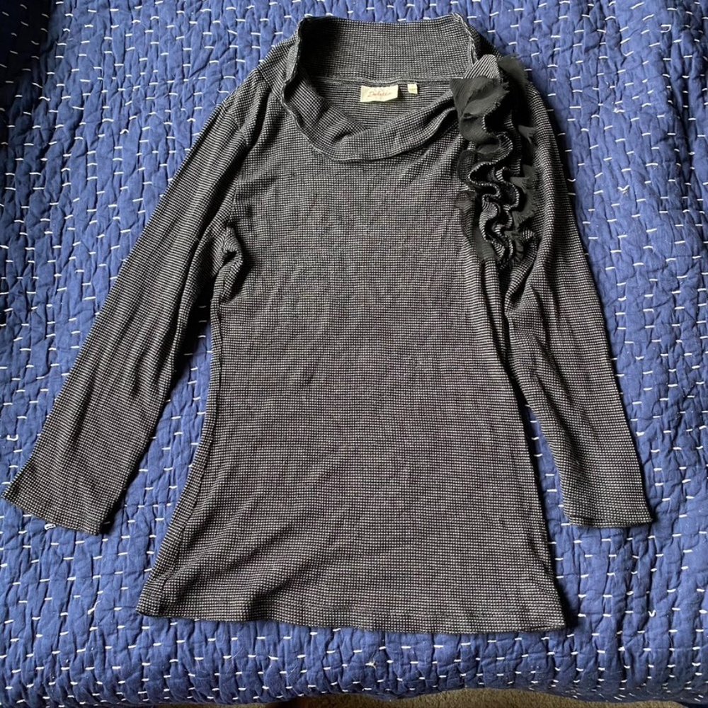 Anthropologie Deletta Ophelia Ruffle Top - Medium
